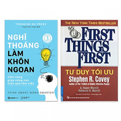 Combo 2 cuốn: Tư Duy Tối Ưu,  Nghĩ Thoáng - Làm Khôn Ngoan 