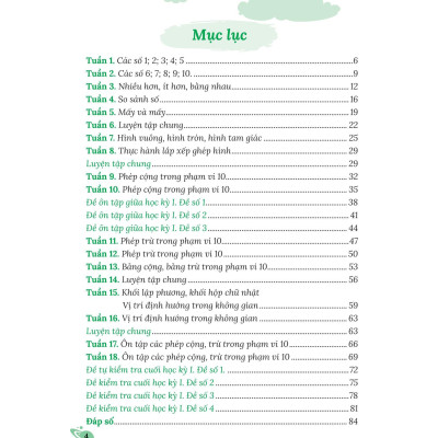 Bài Tập Bổ Trợ Nâng Cao Toán Lớp 1 - Tập 1 (Bám Sát SGK Kết Nối Tri Thức Với Cuộc Sống)