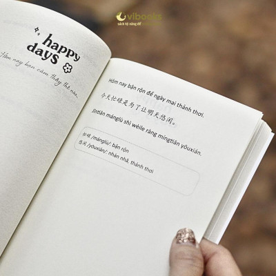 Sách - Hôm Nay Là Ngày Đẹp Trời Để Chia Tay Nỗi Buồn - Song Ngữ Trung - Việt - Sổ Tay - AZ Việt Nam