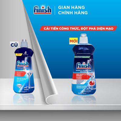 Nước Làm Bóng Chén Bát Finish Rinse & Shine Aid