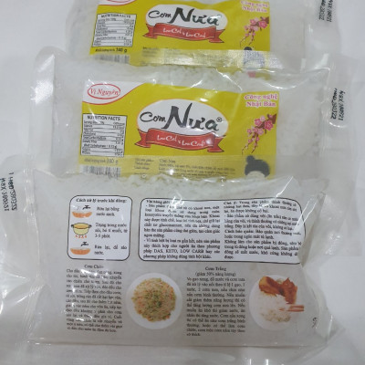 Combo 3 Gói Cơm Nưa Vị Nguyên Das Keto 240g