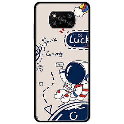 Ốp lưng dành cho Xiaomi Poco X3 mẫu Phi Hành May Mắn