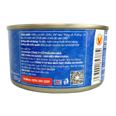 COMBO - Thùng (06 hộp)  3 hộp Mắm Cá Linh Chưng và 3 hộp Cá Linh Kho Mía - Antesco