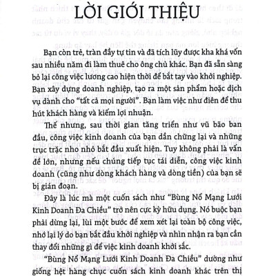 Bùng Nổ Mạng Lưới Kinh Doanh Đa Chiều