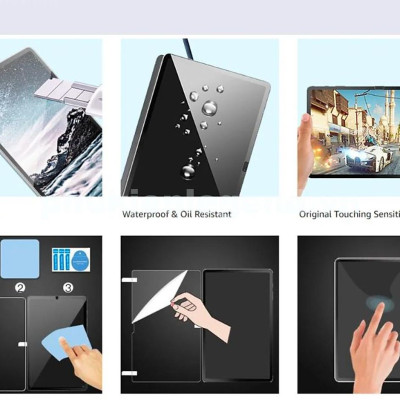 Tấm dán kính cường lực cho SamSung Galaxy Tab S10+ Plus chính hãng Glass Pro+ vát cạnh  - hàng nhập khẩu