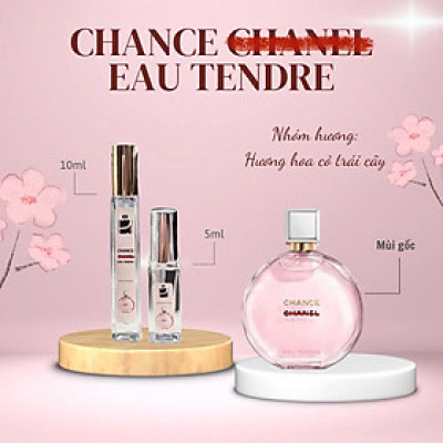 Tinh dầu nước hoa dạng xịt 5ml - 10ml Ch.an.el Chance Eau Tendre (mùi nữ)