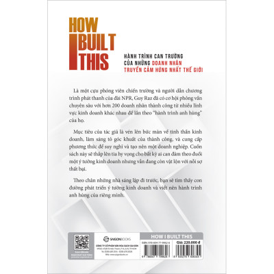 How I Built This - Hành Trình Can Trường Của Những Doanh Nhân Truyền Cảm Hứng Nhất Thế Giới - Một mong muốn được thử sức mình