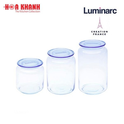 Hũ Thủy Tinh Luminarc Rondo Blue 1L - L0364