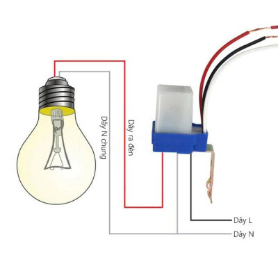 Công Tắc Cảm Biến Ánh Sáng 220V Siêu Nhạy Đèn Sáng Tự Động: - Hiệu Quả Cho Mọi Điều Kiện Ánh Sáng