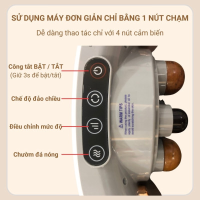 Máy Massage Bụng TQ-109, Máy tan Mỡ Bụng, Đai Massage tan Mỡ Bụng Tích Hợp Xoay Đá Nóng Kết hợp Làm Nóng Hồng Ngoại