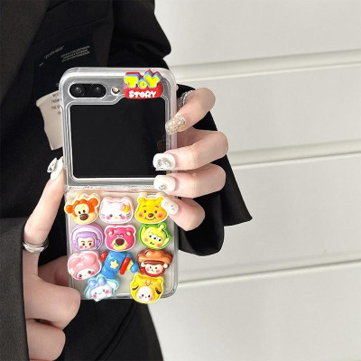 Ốp Lưng Nhựa Cứng Đính Charm TOY STORY Cho Samsung Z FLIP 6 / Z FLIP 5 / Z FOLD 6 / Z FOLD 5 - BUM STORE GALAXY CASE