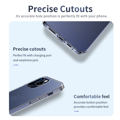 Ốp lưng chống sốc trong suốt cho iPhone 13 Pro hiệu Rock Space Protective Case siêu mỏng 1.5mm độ trong tuyệt đối, chống trầy xước, chống ố vàng, tản nhiệt tốt - hàng nhập khẩu