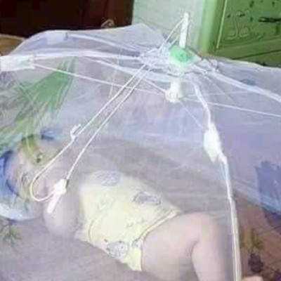 Đồ dùng phòng ngủ - Màn  mùng chụp rút dây , mùng chụp chống muỗi cho trẻ gấp gọn