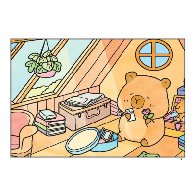 Sách Tô Màu - Nhật Ký Của Capybara - 64 Trang - 31 Chủ Đề - Minh Thắng