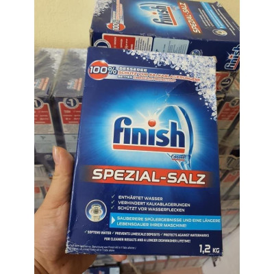 Muối rửa chén Finish 1,2kg (Đức) + Tặng  200 gam muối Finish