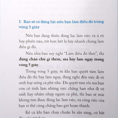 Quy Tắc 5 Giây (Tái Bản)