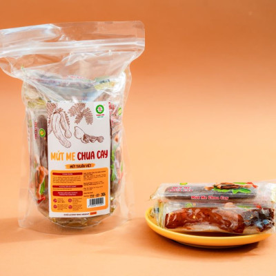 Mứt Me sấy Chua Cay Nguyên Trái Truyền Thống Thơm Ngon Thành Long 500g
