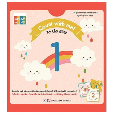 Sách - Count With Me - Tớ Tập Đếm - Song Ngữ Anh Việt - Tân Việt Books