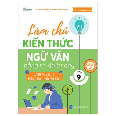 Sách - Làm Chủ Kiến Thức Ngữ Văn Lớp 9 Bằng Sơ Đồ Tư Duy – Luyện Thi Vào 10 Phần 1: Đọc – Hiểu Văn Bản (Chương Trình Sgk Mới 2025)