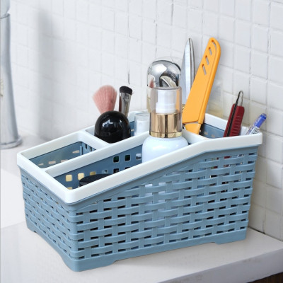 Khay đựng mỹ phẩm nhiều ngăn - khay đựng bút đồ văn phòng kiểu dáng hàn quốc đẹp tiện lợi