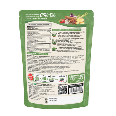 Nước Xốt (Sốt) Cô Đặc Vị Phở Bò KanKook Gói 210g Nấu/Trộn Ăn Liền Vị Hoàn Chỉnh Chuẩn Vị Phở Sài Gòn