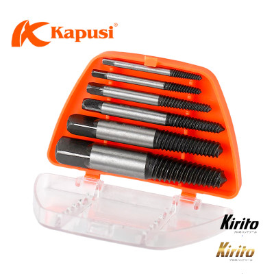 Bộ tháo bu lông ốc vít gãy hãng Kapusi Nhật Bản 6 chi tiết 3-22mm taro ren ngược