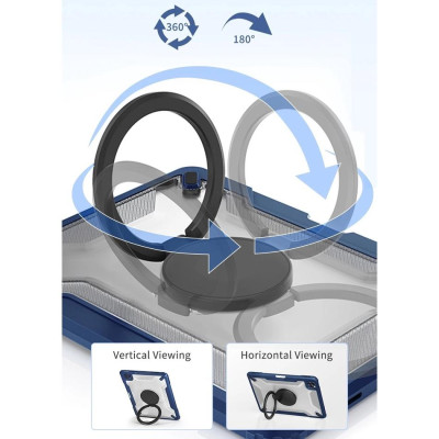 Ốp Lưng Kèm giá đỡ WIWU Mecha Rotative Stand Case Cho IPad Gen 9 / Pro 11 inch M1 / M2 , Air 4 / 5 10,9 inch - Hàng chính hãng