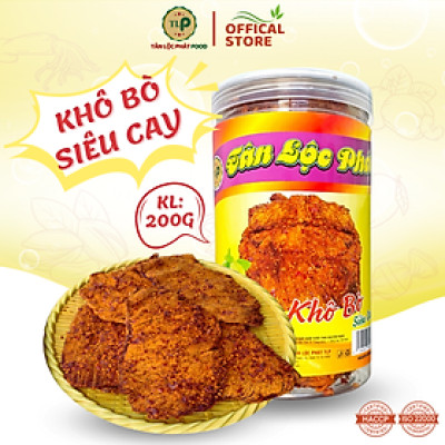 KHÔ BÒ MIẾNG SIÊU CAY TÂN LỘC PHÁT