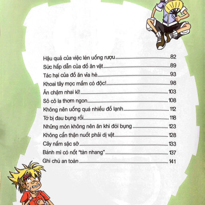 Vệ Sĩ Tốt Nhất Là Chính Mình - 150++ Kỹ Năng An Toàn Dành Cho Học Sinh - An Toàn Trong Ăn Uống (Dành Cho Trẻ Từ 6-12 Tuổi)