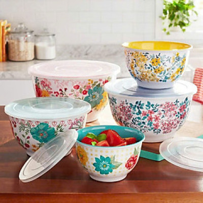 Sét âu trộn bột 10 món The Pioneer Woman Fancy Flourish Hàng chính hãng