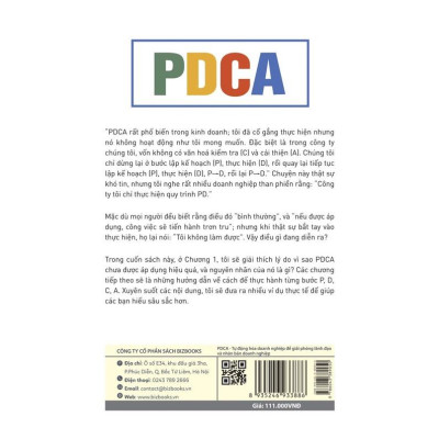 Sách: PDCA Tự Động Hóa Doanh Nghiệp Để Giải Phóng Lãnh Đạo Và Nhân Bản Doanh Nghiệp - Ứng Dụng PDCA Giải Quyết Vấn Đề