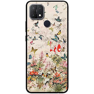 Ốp lưng cho Oppo A15 - A15S - A17 - A17K - A57 4G - A94 5G - A95 5G - Hoa Bướm Lộc - Hàng Chính Hãng
