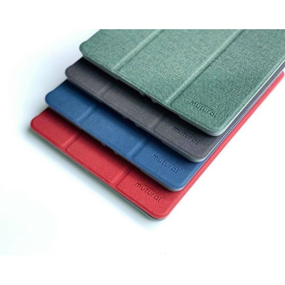 Case bao da chống sốc canvas cho iPad 10.2 inch 2020 / 2021 hiệu Mutural Yashi Series trang bị ngăn đựng bút, thiết kế tản nhiệt, hỗ trợ smartsleep - hàng nhập khẩu