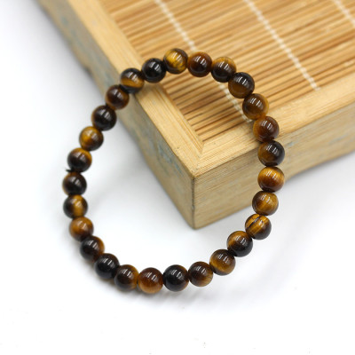 Vòng Tay Đá Mắt Hổ Vàng 6MM
