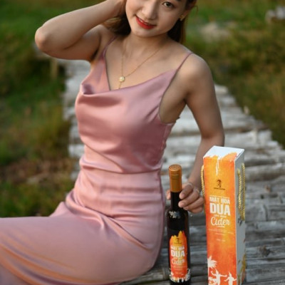Mật Hoa Dừa Lên Men Cider SokFarm - Thức Uống Lên Men Dành Cho Phái Đẹp, Kích Thích Tiêu Hóa, Giảm Tích Tụ Mỡ Bụng, Giàu Chất Điện Giải Tự Nhiên - Chai 375 ml