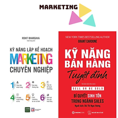 Combo 2Q Sách Về Chiến Lược Bán Hàng, Giúp Bạn Giữ Chân Khách Hàng - 1980 Books : Kỹ Năng Lập Kế Hoạch Marketing Chuyên Nghiệp + Kỹ Năng Bán Hàng Tuyệt Đỉnh (Tái Bản)