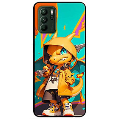 Ốp lưng cho Oppo Reno 2Z, 2F - 6z - 7z 5G - 8z 5G - A96 5G - 8T 4G - 8T 5G - Rồng Vàng Mắt Xanh - Hàng Chính Hãng