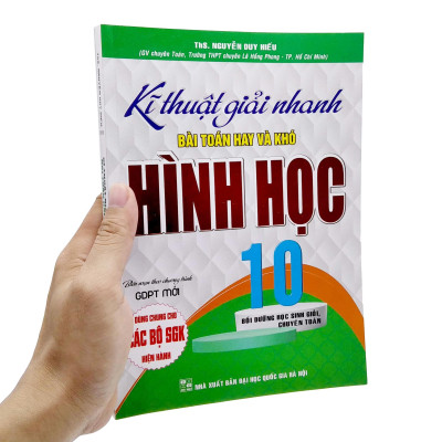 Kĩ Thuật Giải Nhanh Bài Toán Hay Và Khó Hình Học 10 (Biên Soạn Theo Chương Trình GDPTt Mới) (Dùng Chung Cho Các Bộ SGK Hiện Hành)