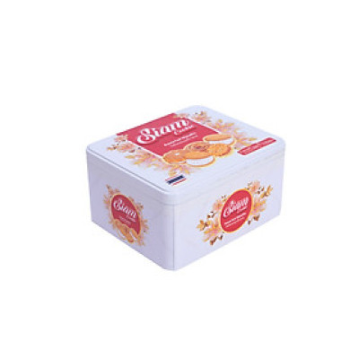 Bánh quy Siam mix các vị 200g hộp sắt CN - màu trắng 