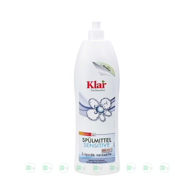 Nước rửa chén đậm đặc cho da nhạy cảm hương hoa cam chai 500ml và chai 1L Klar (Almawin )