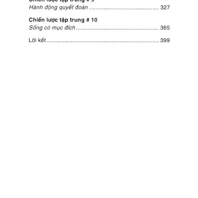 Sức Mạnh Của Tập Trung (Tái Bản) (Quà Tặng Kèm: Special Tickbook)