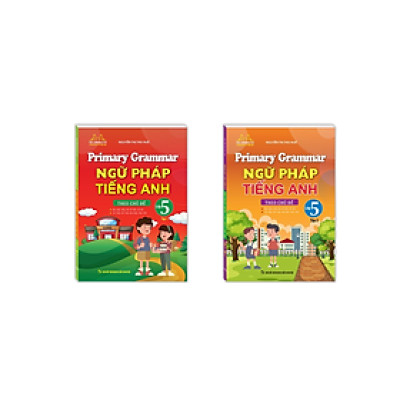 Sách - Combo Ngữ pháp tiếng anh theo chủ đề lớp 5 (2 tập)