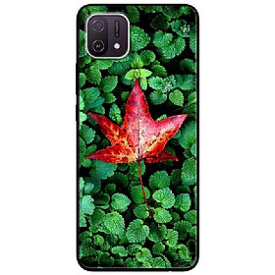 Ốp lưng dành cho Oppo A16K - Oppo A36 / A76 - Oppo Reno 7z 5G mẫu Lá Phong Đỏ