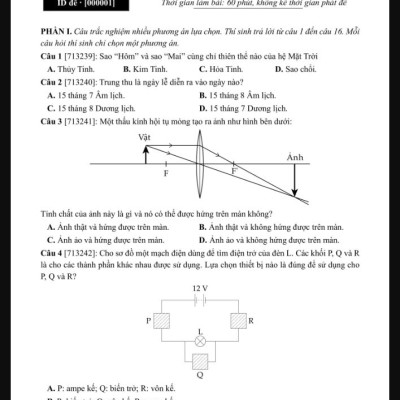 45 Đề Minh Họa KHTN Thi Vào Lớp 10 - MoonBook