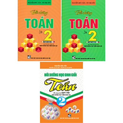 COMBO SÁCH BỒI DƯỠNG HỌC SINH GIỎI MÔN TOÁN LỚP 2 (BIÊN SOẠN THEO CHƯƠNG TRÌNH GDPT MỚI) (BỘ 3 CUỐN)