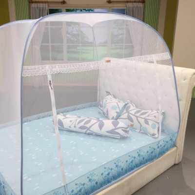 Màn Chụp , Mùng Chụp Tự Bung Đỉnh Rộng Cao Cấp Mộc Miên - Kích Thước 1,2mx2m ( Hà Nội )
