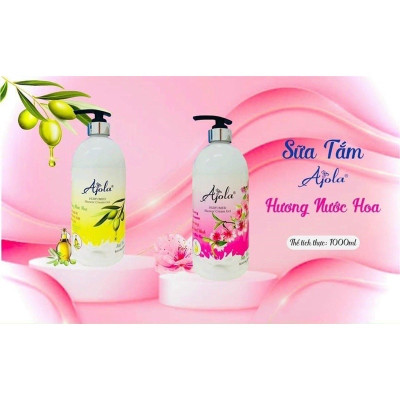 Phụ kiện đồ dùng nhà tắm -Chai sữa tắm 1000ml hương nước hoa cao cấp kèm chai xả vải khô 100ml , làm sạch cơ thể  giúp nuôi dưỡng và bảo vệ làn da sáng mịn , mềm mại