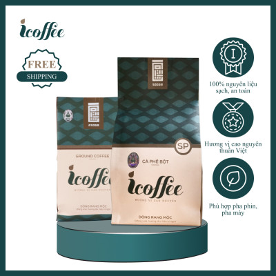 Cà Phê icoffee Dòng Rang Mộc 250g