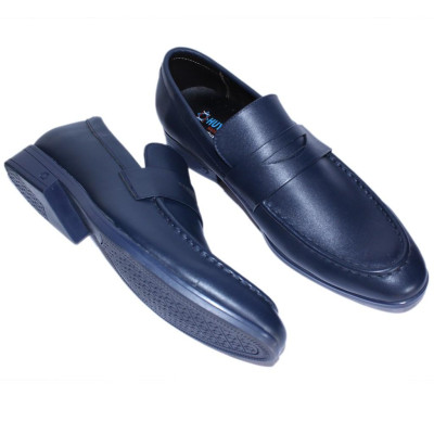 HP7511- Giày tây nam Huy Hoàng màu xanh đậm