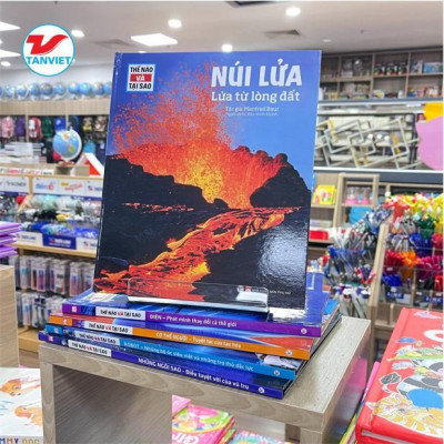 Sách - Thế Nào Và Tại Sao - Núi Lửa - Lửa Từ Lòng Đất - Tân Việt Books